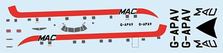 F-rsin Plastic FRP4110 Bristol Superfreighter Mk.32 - MAC G-APAV 1/144