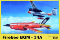 Plus model AL7028 1/72 Firebee BQM-34A (plastic kit) 2-in-1