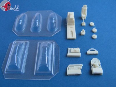 Pavla Models C72035 P-51D/K Mustang late version + vacu canopies 1:72