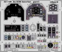 Eduard 32749 1/32 Цветное Фототравление для Ju 87R interior S.A.