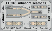 Eduard FE946 Albacore seatbelts STEEL 1/48