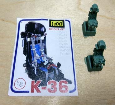 NeOmega 72003 Катапультное кресло К-36 (2 шт) 1:72
