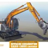 Hasegawa 66103 Экскаватор с гидравлической дробилкой ZAXIS135US (в комплект входит 1 фигура) (Limited Edition) 1/35