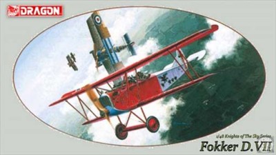 Dragon 5905 САМОЛЕТ FOKKER D. VII 1/72