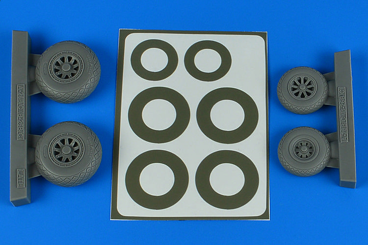 Aires 4849 A-26B/C (B-26B/C) Invader Late wheels&p.mask 1/48