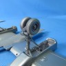Metallic Details MDR48141 FMA IA-58A Pucara landing gear 1/48