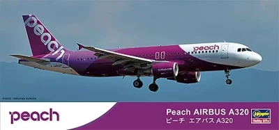 Hasegawa 10741 Peach Aviation A320 1/200
