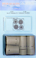 Aires 4751 Su-27 Flanker B exhaust nozzles (HOBBYB) 1/48