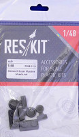 Reskit RS48-0114 Dassault Super Mystere wheels set (FOND.MIN.) 1/48