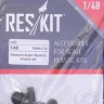 Reskit RS48-0114 Dassault Super Mystere wheels set (FOND.MIN.) 1/48