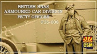 Copper State Models F35-008 British RNAS Armoured Car Division Petty Officer 1/35