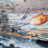 Revell 05040 Корабль линейный Bismarck, 2-ая МВ, немецкий 1/350