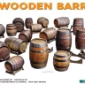 Miniart 49014 Wooden Barrels (20 pcs., incl. decals) 1/48