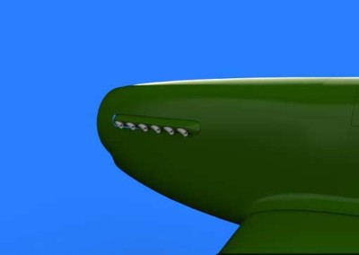 Eduard 632118 P-51D exhaust stacks 1/32