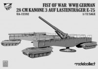Modelcollect UA72192 Kanone 3 Auf Lastentrager E-75 1/72