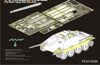 Voyager Model PE351052B WWII German Sd.Kfz.138/2 Hetzer Tank Destroyer Early Version (ACADMY13278)(со стволом) 1/35