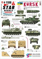 Star Decals 72-A1186 War in Ukraine # 24 Kursk Ukrainian Tanks inside Russia 2024-25 1/72