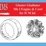 Aims AIMS32P018 Gloster Gladiator Mk.I engine and cowl set (designed to be used with ICM UA GB kits) 1/32