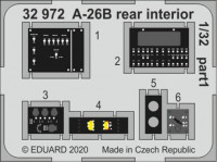 Eduard 32972 SET A-26B rear interior (HOBYBB)