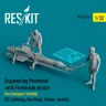 Reskit F32048 Engineering Personnel w/ Firestreak missle 1/32