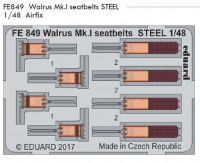 Eduard FE849 Walrus Mk.I seatbelts STEEL 1/48 1/48