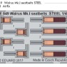 Eduard FE849 Walrus Mk.I seatbelts STEEL 1/48 1/48