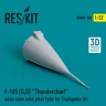 Reskit U32168 F-105 G,D Thunderchief nose cone w/ pitot t. 1/32