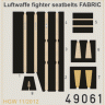 Eduard 49061 Seatbelts Luftwaffe WWII Fighters FABRIC 1/48