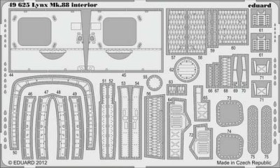 Eduard 49625 Lynx Mk.88 interior S.A.