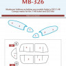 Peewit M48021 Canopy mask MB-326 (ITAL/ESCI) 1/48