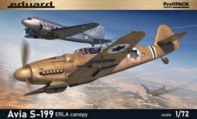 Eduard 70152 Avia S-199 ERLA canopy (PROFIPACK) 1/72