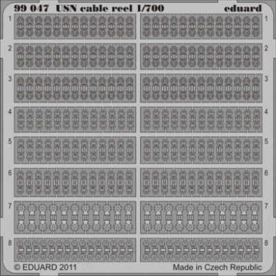 Eduard 99047 USN cable reel 1/700