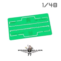 77 Propeller 77PRP063 FW 190 leading edge wavelet template 1/48