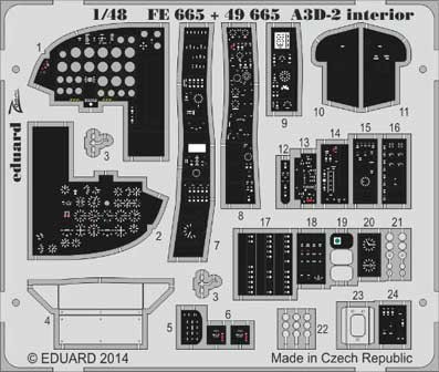 Eduard FE665 A3D-2 interior S.A.