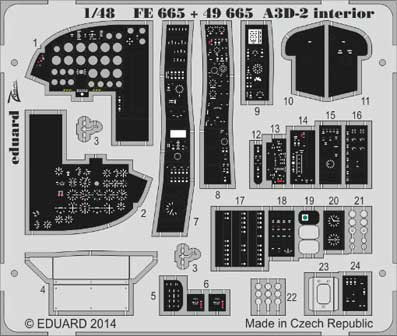 Eduard FE665 A3D-2 interior S.A.