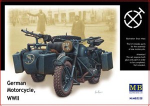 Master Box 03528 Германский мотоцикл BMW R-75 1/35