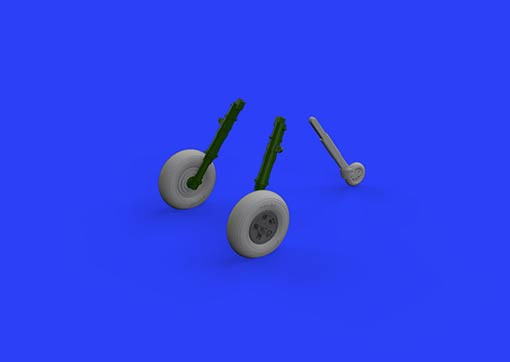 Eduard 648455 BRASSIN 1/48 Spitfire Mk.I wheels (TAM)