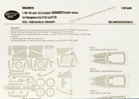 New Ware NWA-M0126 Mask F-8E/F-8J Crusader ADVANCED (HA PT25/26) 1/48
