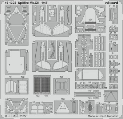 Eduard 491302 SET Spitfire Mk.XII (AIR) 1/48