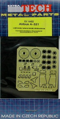 Extratexh EXTE14402 Airbus A-321 external details (REV) 1:144