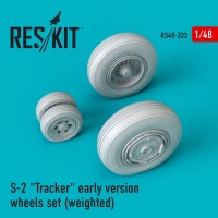 Reskit RS48-0333 S-2 'Tracker' early version wheels (weighted) 1/48