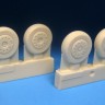 Barracuda Studios BCR48439 Yakovlev Yak-28P 'Firebar'/Yak-28PP Brewer Wheels Set 1/48
