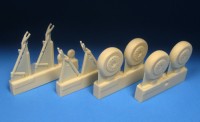 Barracuda Studios BCR48439 Yakovlev Yak-28P 'Firebar'/Yak-28PP Brewer Wheels Set 1/48