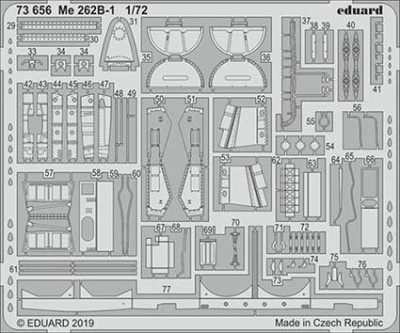 Eduard 73656 SET Me 262B-1 (AIRF)
