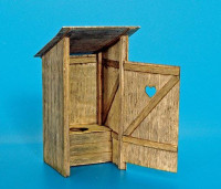 Plus model 263 Wooden toilet 1:35