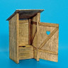 Plus model 263 Wooden toilet 1:35