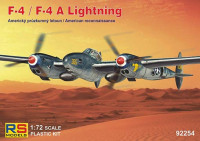 Rs Model 92254 1/72 F-4/F-4A Lightning Reconn.Plane (5x camo)