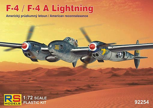 Rs Model 92254 F-4/F-4A Lightning Reconn.Plane (5x camo) 1/72