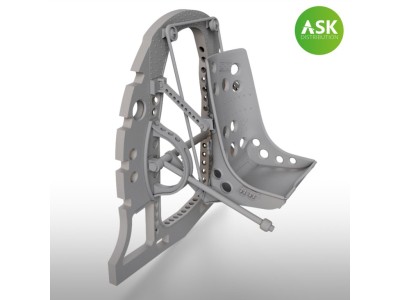 Art Scale 200-A48049 Mitsubishi A6M5 Model 52 bulkhead with seat in BOTTOM position 1/48