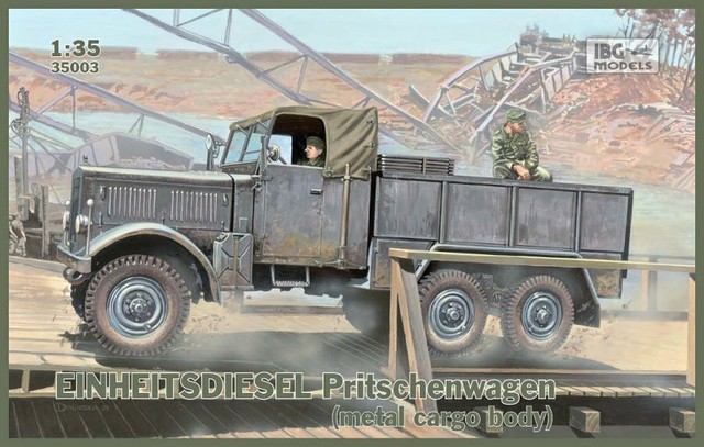 IBG Models 35003 Германский грузовик Einheitsdiesel, кузовной 1/35